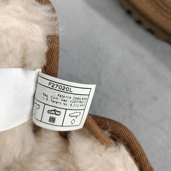 Ugg Neumel 3236 Men's Chukka Boots Size 9 Chestnut Suede Lace Up Shearling Lined - Picture 6 of 8